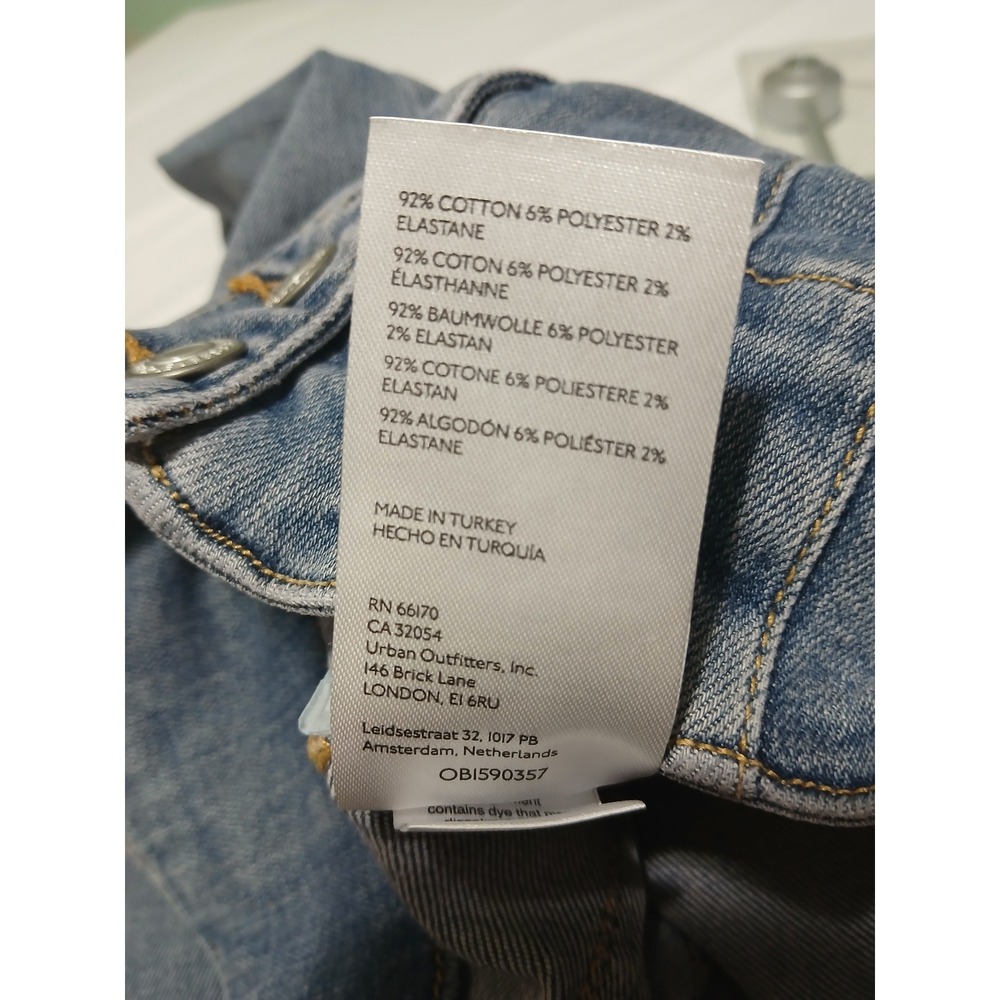 Free People We The Free Jayde High Rise Flare Leg Jeans Light Wash Blue 27 NEW‎ - Picture 13 of 13
